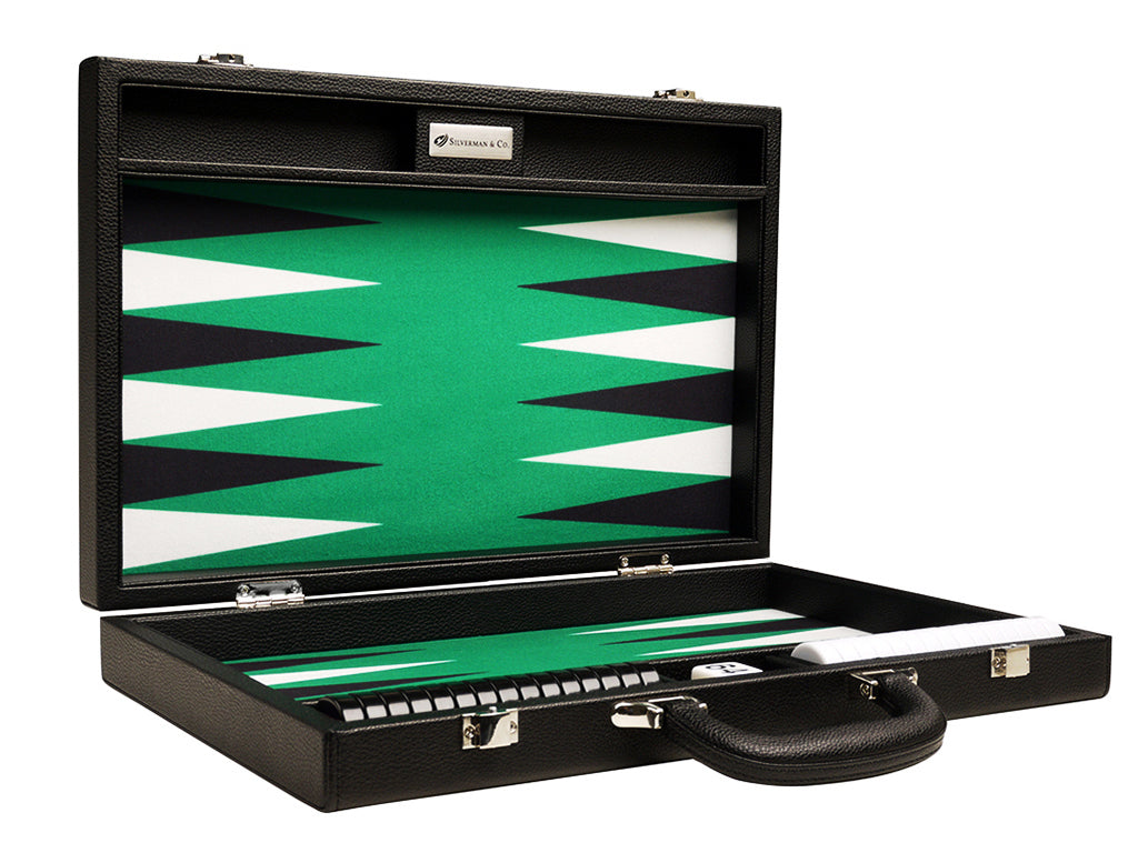
                  
                    16-inch Premium Backgammon Set - Black with White and Black Points - EUR - American-Wholesaler Inc.
                  
                