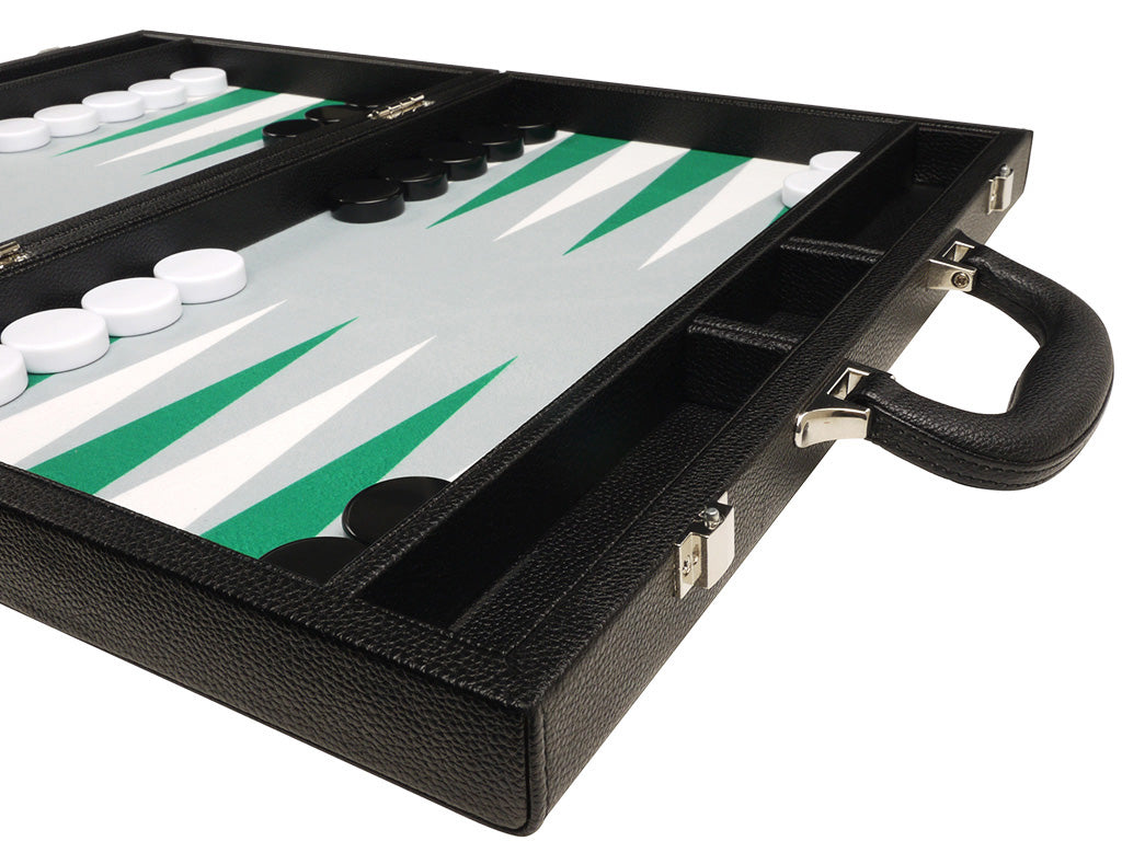 
                  
                    16-inch Premium Backgammon Set - Black with White and Green Points - GBP - American-Wholesaler Inc.
                  
                