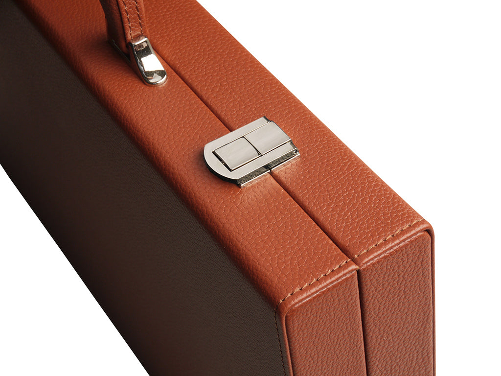 16-inch Premium Backgammon Set - Desert Brown - GBP - American-Wholesaler Inc.
