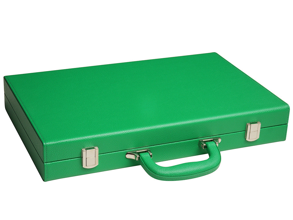16-inch Premium Backgammon Set - Green - GBP - American-Wholesaler Inc.