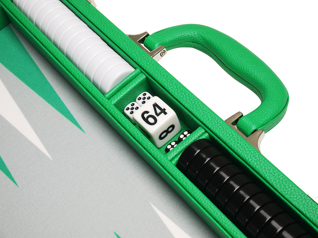 16-inch Premium Backgammon Set - Green - EUR - American-Wholesaler Inc.