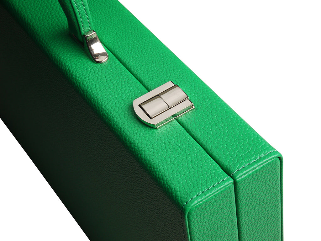 16-inch Premium Backgammon Set - Green - GBP - American-Wholesaler Inc.