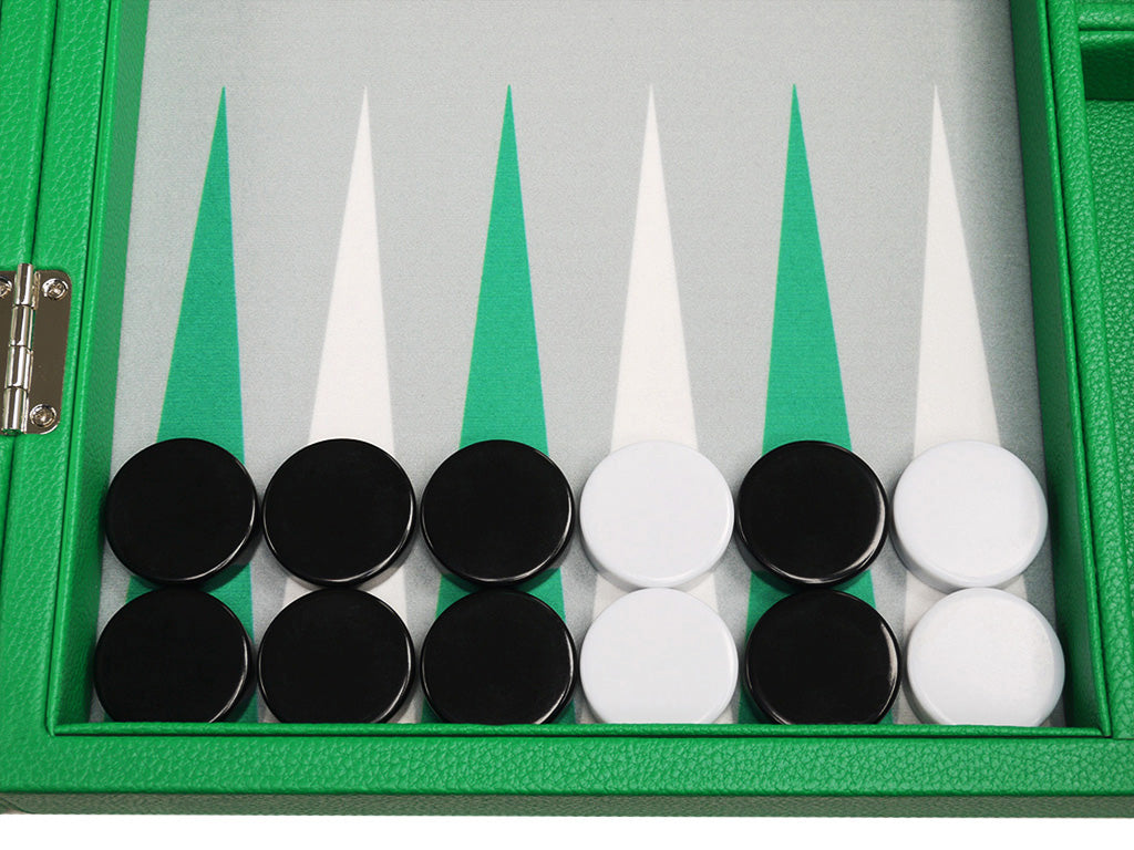 16-inch Premium Backgammon Set - Green - EUR - American-Wholesaler Inc.