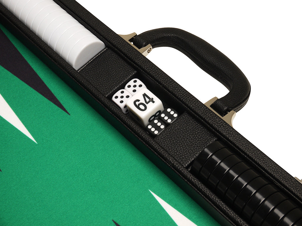 
                  
                    19-inch Premium Backgammon Set - Black Board with White and Black Points - EUR - American-Wholesaler Inc.
                  
                